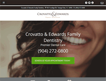 Tablet Screenshot of dentist-orangeparkfl.com